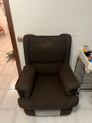 Sofa 3 plazas + 2 butacas reclinables