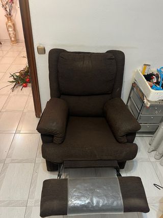 Sofa 3 plazas + 2 butacas reclinables