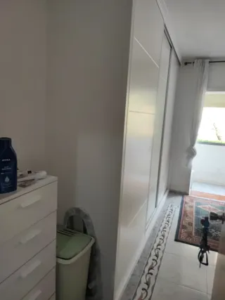 Armario empotrado blanco gran capacidad