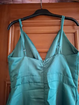 Vestido de fiesta verde