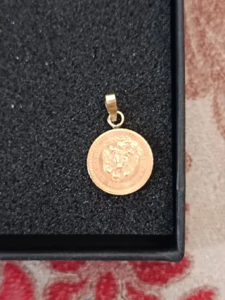 Moneda Oro 2.5 Pesos Colgante