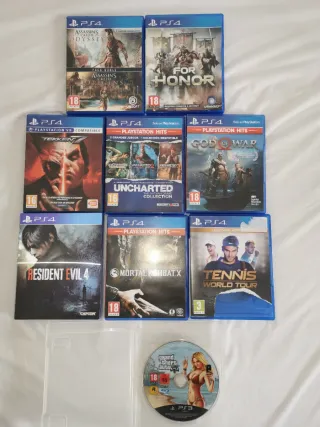 Lote Juegos PS4: Tekken, God of War, Uncharted