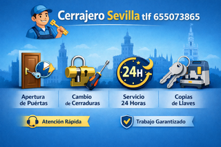 Cerrajero 24horas en Sevilla