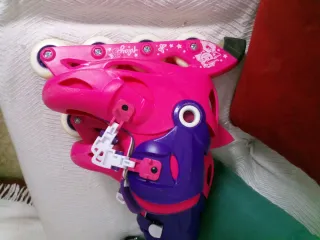 Patines en línea niña rosa y morado