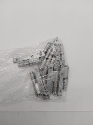 Alberts 340919 Bisagra universal, A la izquierda o a la derecha, Galvanizado Sendzimir, 94 x 45 mm