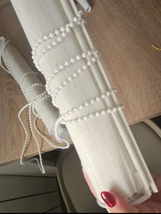 Estor Noche y Día EasyFix 35x130 Crudo dos iguales