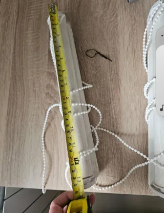 Estor Noche y Día EasyFix 35x130 Crudo dos iguales