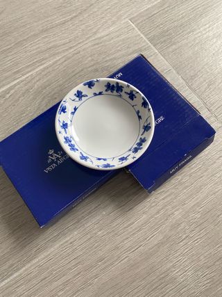 2 Platillos Vista Alegre Mermelada Porcelana