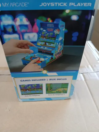 My Arcade Sonic Mini Arcade Caja Dañada