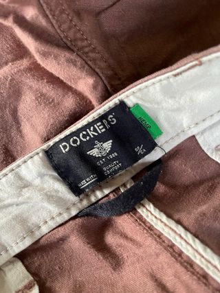 Pantalones Chinos Dokkers Rosa Talla 33