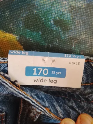 Pantalón campana tejano nuevo