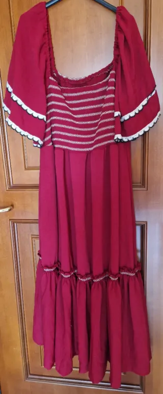 Vestito donna curvy rosso XXXL