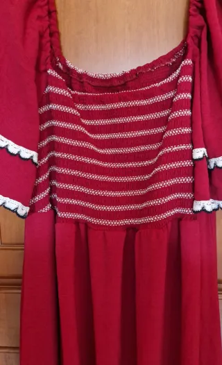 Vestito donna curvy rosso XXXL