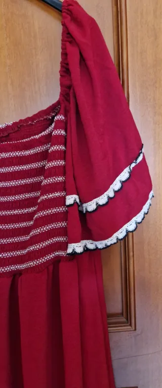 Vestito donna curvy rosso XXXL