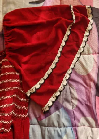 Vestito donna curvy rosso XXXL