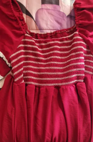 Vestito donna curvy rosso XXXL