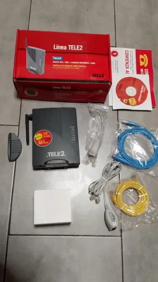 Router WiFi ADSL Tele2 Kit Completo