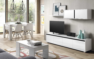 Mesa Comedor Extensible 2 Posiciones Rectangular.