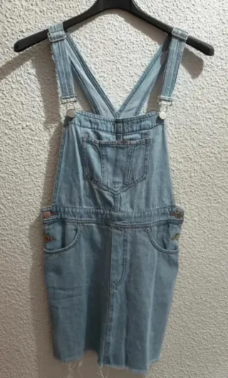 Vestido Vaquero Peto H&M Talla 40