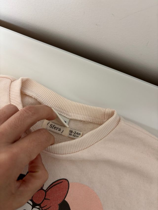 Sudadera Sfera niña 18/24 meses Minnie