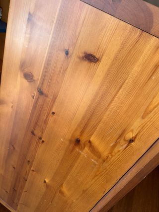 Mueble TV madera con ruedas