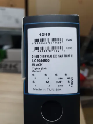 Mallas Salomon S-Lab Exo Half Tight Talla S