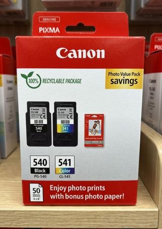 Cartuchos Canon PG-540 y CL-541 Originales