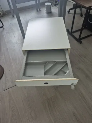 Archivador de oficina blanco Cajonera con ruedas