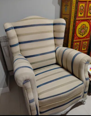 Sillón Orejero Años 50 Restaurado