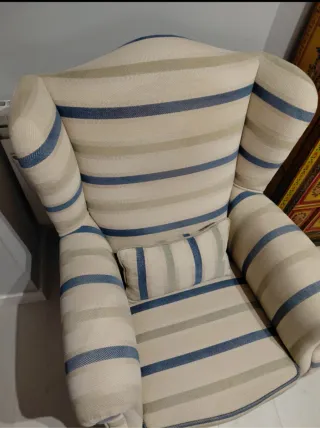 Sillón Orejero Años 50 Restaurado