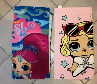 Teli mare bambina Shimmer & Shine e LOL