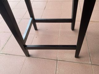 Sgabello IKEA Pelle Nera