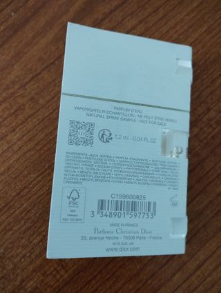 Campioncino Dior J’adore Parfum d’eau