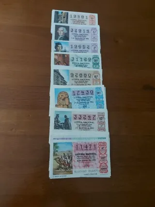 Lotería Nacional: Décimos 1979-1989