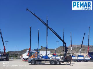 VOLVO  FH 550 6X2 GRUA HIAB 232 - 6 CAJA FIJA