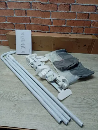 Barriera Letto Pieghevole Moby-System per Bambini e Adulti - Grigia