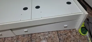 Escritorio y Cama Infantil con cajones