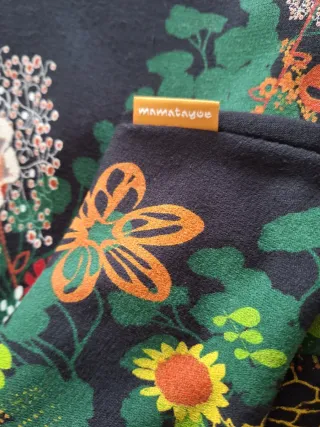 Vestido Mamatayoe floral negro