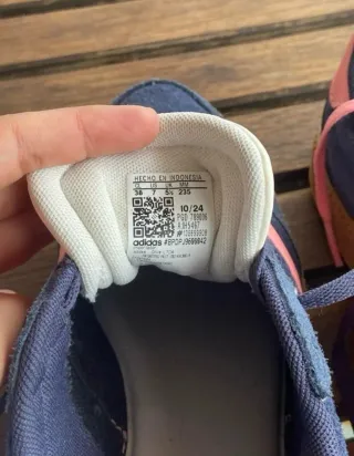 Zapatillas Adidas Azul y Rosa