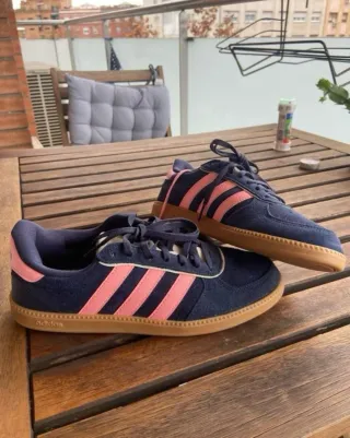 Zapatillas Adidas Azul y Rosa