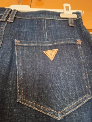 Falda vaquera Guess azul