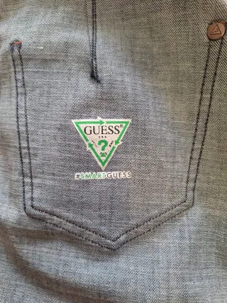 Falda vaquera Guess azul