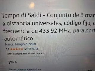 Mando a distancia con llavero