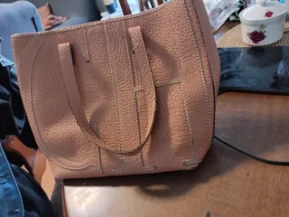 Bolso Carolina Herrera Beige/Rosa