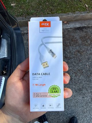 Cable MTK TB1330 iPhone 1M 3.4A