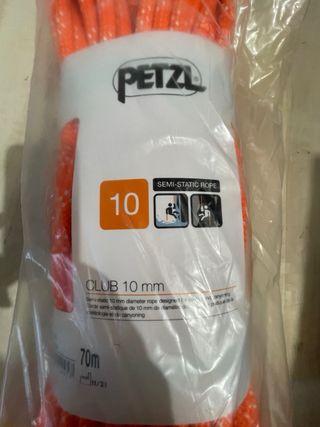 Cuerda Petzl Club 10mm Semi-estática 70m