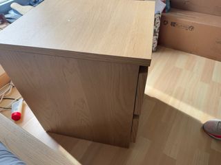Mesita de noche Ikea madera