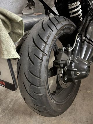 BMW Nine T Scrambler Plata/Marrón