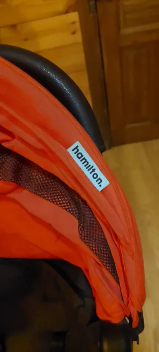 Silla paseo Hamilton r1/s1 con capota roja