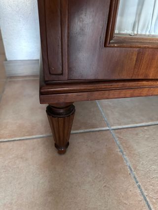 Vetrinetta classica in legno massello